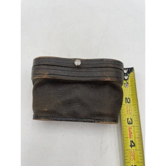 Antique Chevalier Opticien Paris Opera Glasses Case & Red Satin Interior - Picture 13 of 14